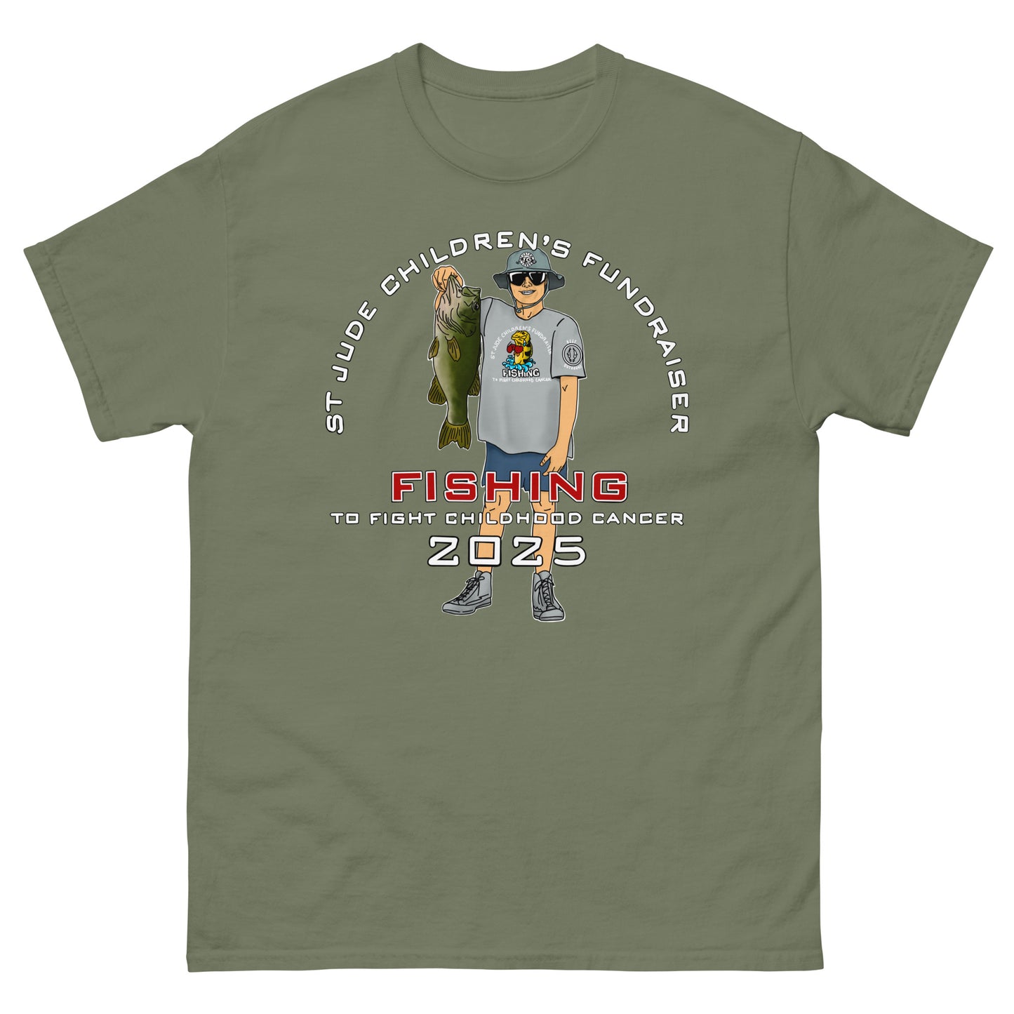 2025 Fishing to Fight Childhood Cancer Tee