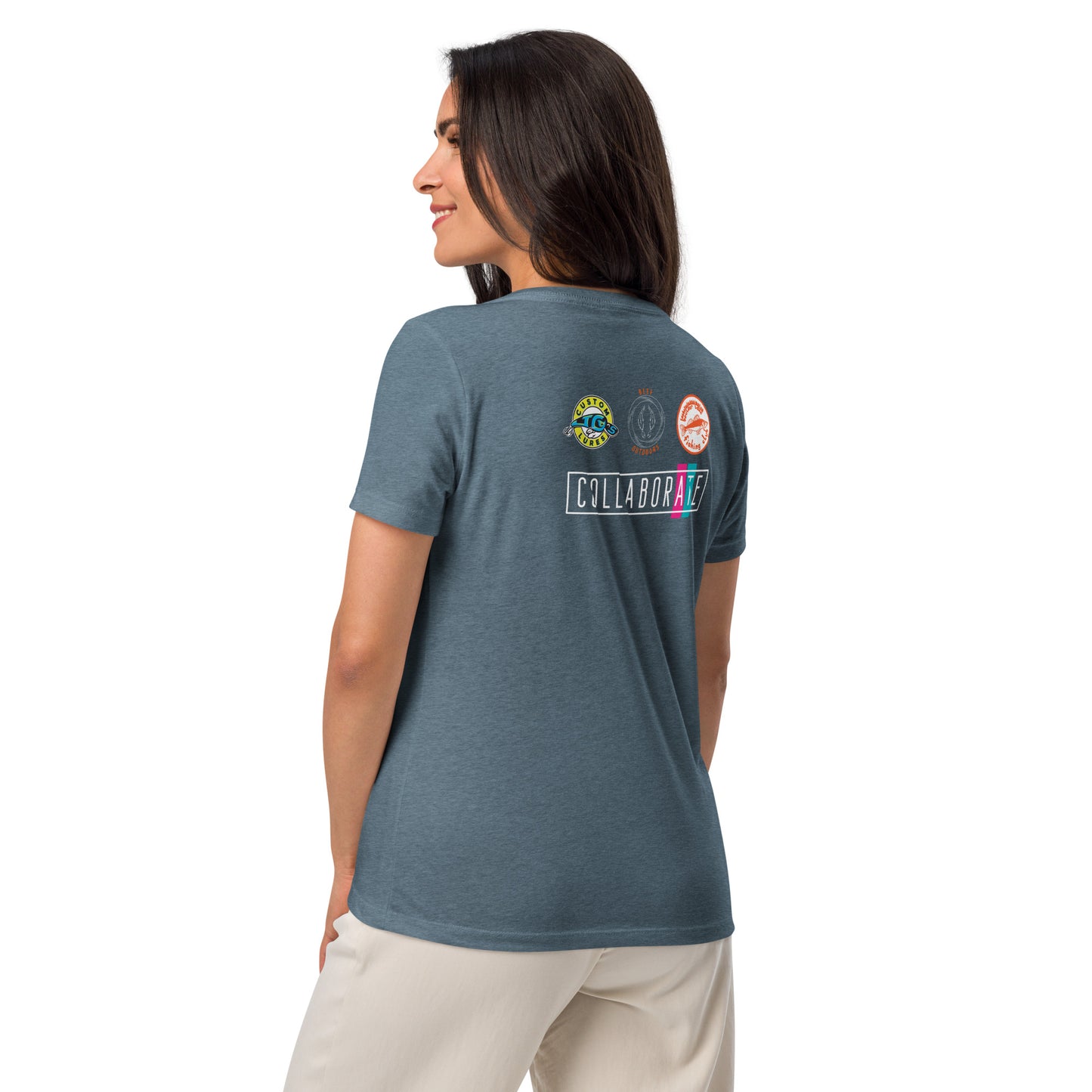 2025 Fishing to Fight Childhood Cancer Ladies V-Neck Tee