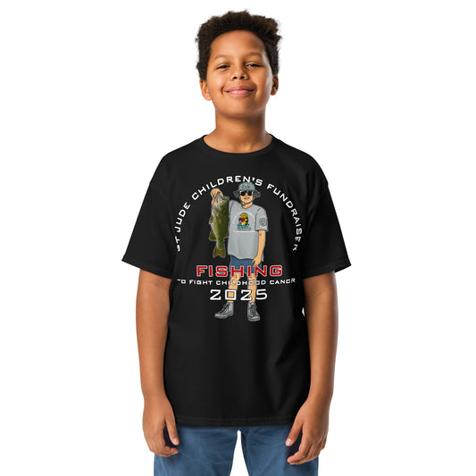 2025 Fishing to Fight Childhood Cancer Youth Tee